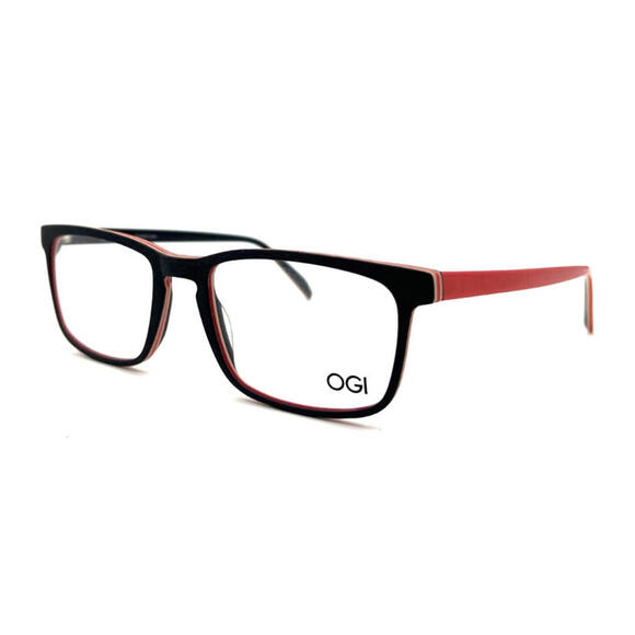 NEW OGI BREEZERS/447 BLACK WOOD/NEON ORANGE AUTHENTIC EYEGLASSES 53-19-145,New Products : American Fashion Style Bags On Sale